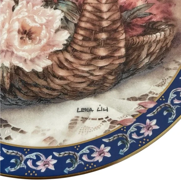 Lena Liu Vintage Limited Edition Plate Collection “Peonies” - Picture 3 of 6